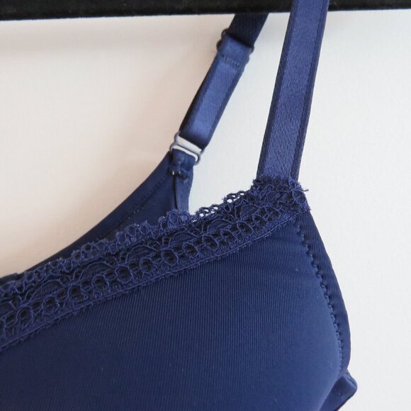 WACOAL Smooth T Sensula Bra in Navy Blue Minimal - Size 36A - Picture 5 of 12